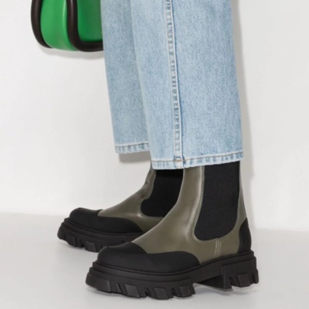 Ganni Mid Chelsea Boots - USED